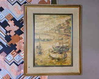 $40 - FRIDAY vintage painting