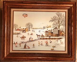 Winter canvas art will be $20