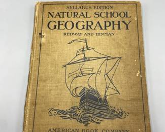 Antique Geography Book