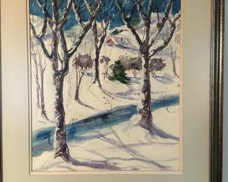 A.L. Daniel Watercolor