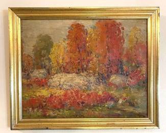 Autumn Foliage Oil Painting