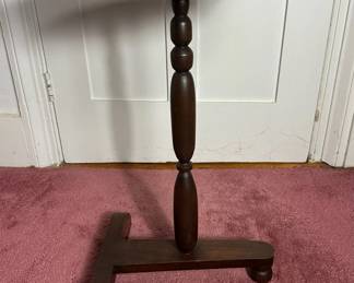 Antique Candle Stand Table With Unique Base