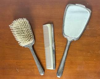 Antique Sterling Silver Vanity Set