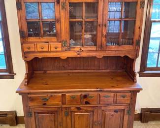 Country Buffet With Hutch