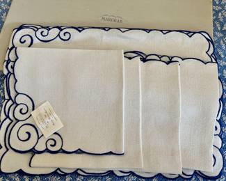 Marghab placemats and napkins.  In box, unused.