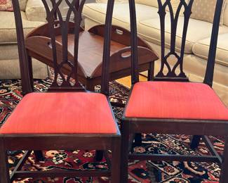 Antique Philadelphia Chippendale Dining Chairs (2 available) 