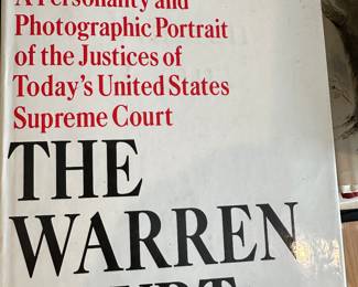 The Warren Court - signed by all but one justice