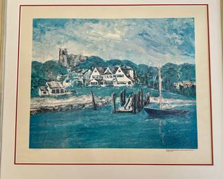 Lithograph Edward Kennedy