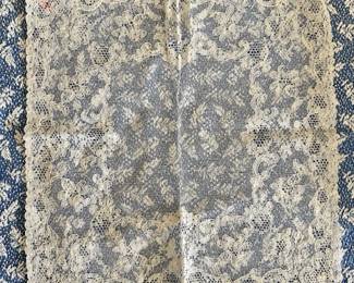 French lace handkerchief.  Perfect for the bride!