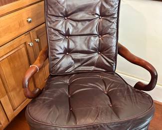 Leather office chair