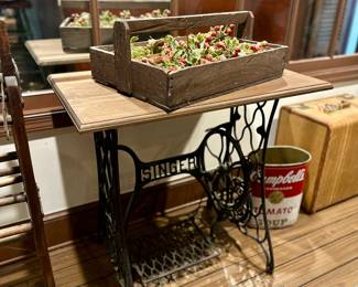 Sewing machine trestle