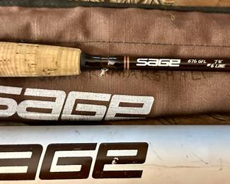 Sage graphite fly fishing rod