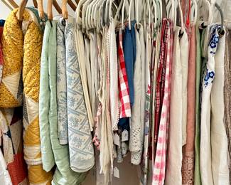 Tablecloths, bedspreads, and other textiles