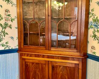 Early 1800's corner cabinet