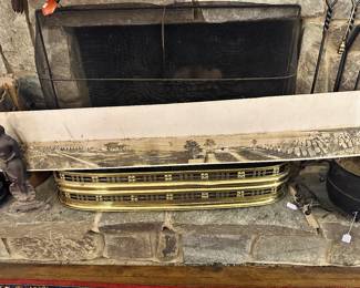 Panoramic Photo of Guantanamo Bay 1912 Atlantic Fleet & Deerpoint Camp