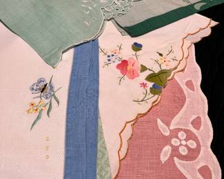 Vintage guest and finger towels 