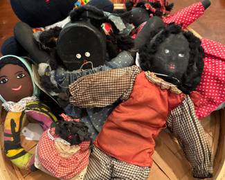 Primitive Black Americana dolls 