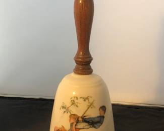 Norman Rockwell porcelain bell