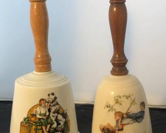 Norman Rockwell porcelain bells