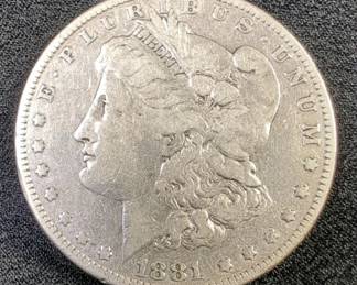 1881 Morgan Silver Dollar
