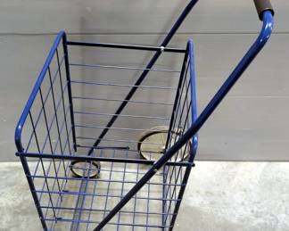 Foldable Rolling Laundry Cart, Holds Space Is 23" x 18" x 16"