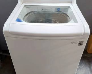 LG Direct Drive High Efficiency Top Load Washing Machine, Model WT7100CW, 43" x 27" x 25"
