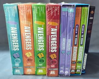 The Avengers DVD Box Sets, Qty 6 Sets