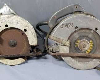 Skil 7" Circular Saw, Powers On, And Skil 6-1/2" Circular Saw Model 534, Powers On