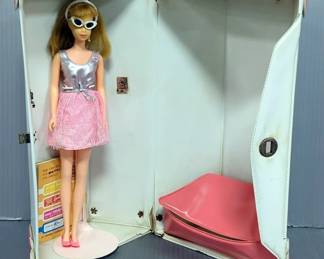 1965 Barbie "Francie" Doll With Vinyl Doll Case