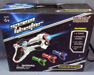 Space Blaser Multiplayer Laser Tag 4-Pack Set, In Carry Case