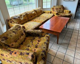 Howard parlor couch 100 Howard parlor chairs 150 each