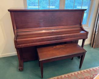 Kimball upright piano in great working order - $250