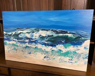 Local artist oil painting