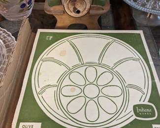 Indiana glass egg platter