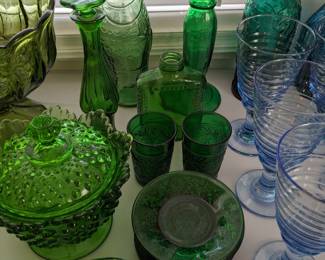 Green glassware