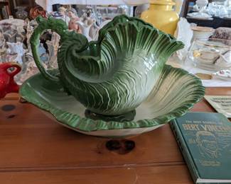 Nautilus Pitcher and Bowl