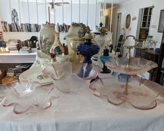 Mikasa Rosella pink serving dishes