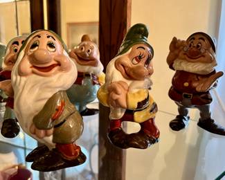 American Pottery - Walt Disney Snow White's "Seven Dwarfs"