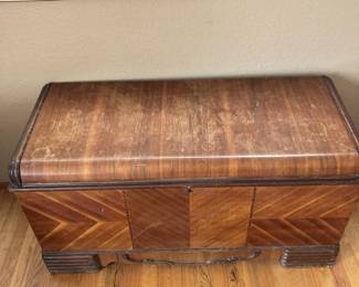 Art Deco Cedar Blanket Chest