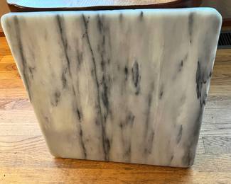White/Black Marble Cutting Board