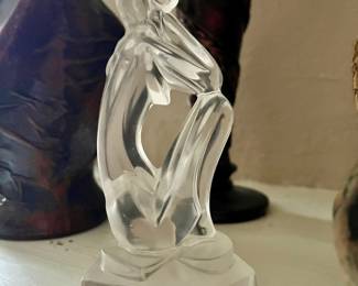 Crystal Nude Woman Figurine