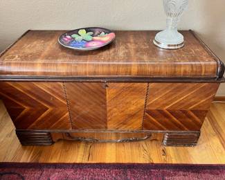 Art Deco Cedar Blanket Chest