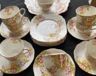 Royal Albert Clematis Tea Set