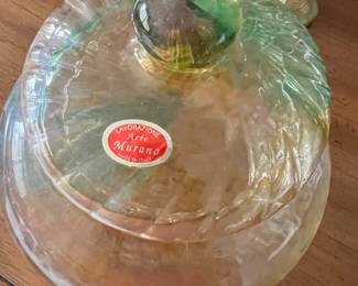 Murano Glass Sugar Bowl/Cannister