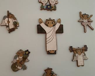 7 Piece Saint Andrew’s Abbey Ceramic Wall Decor by Father Maur