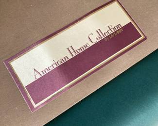 American Home Collection Teal Leather Couch