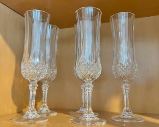 Set of 5 Champagne Flutes