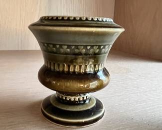 Green Wade Irish Porcelain Shamrock Urn