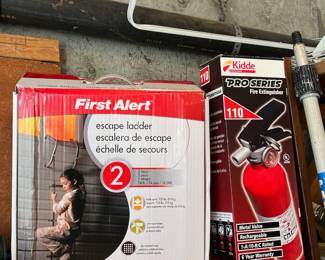 First Alert Escape Ladder, Kidde Pro Series Fire Extinguisher
