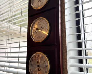 Wall Hanging Barometer/Weather Station